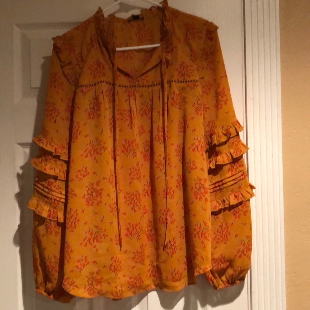 NWT Ann Taylor Beautiful Fall Blouse